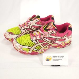 Asics Gel-Noosa Tri 6 Lace Up Athletic Shoe Womens Size 10 T163N Pink White